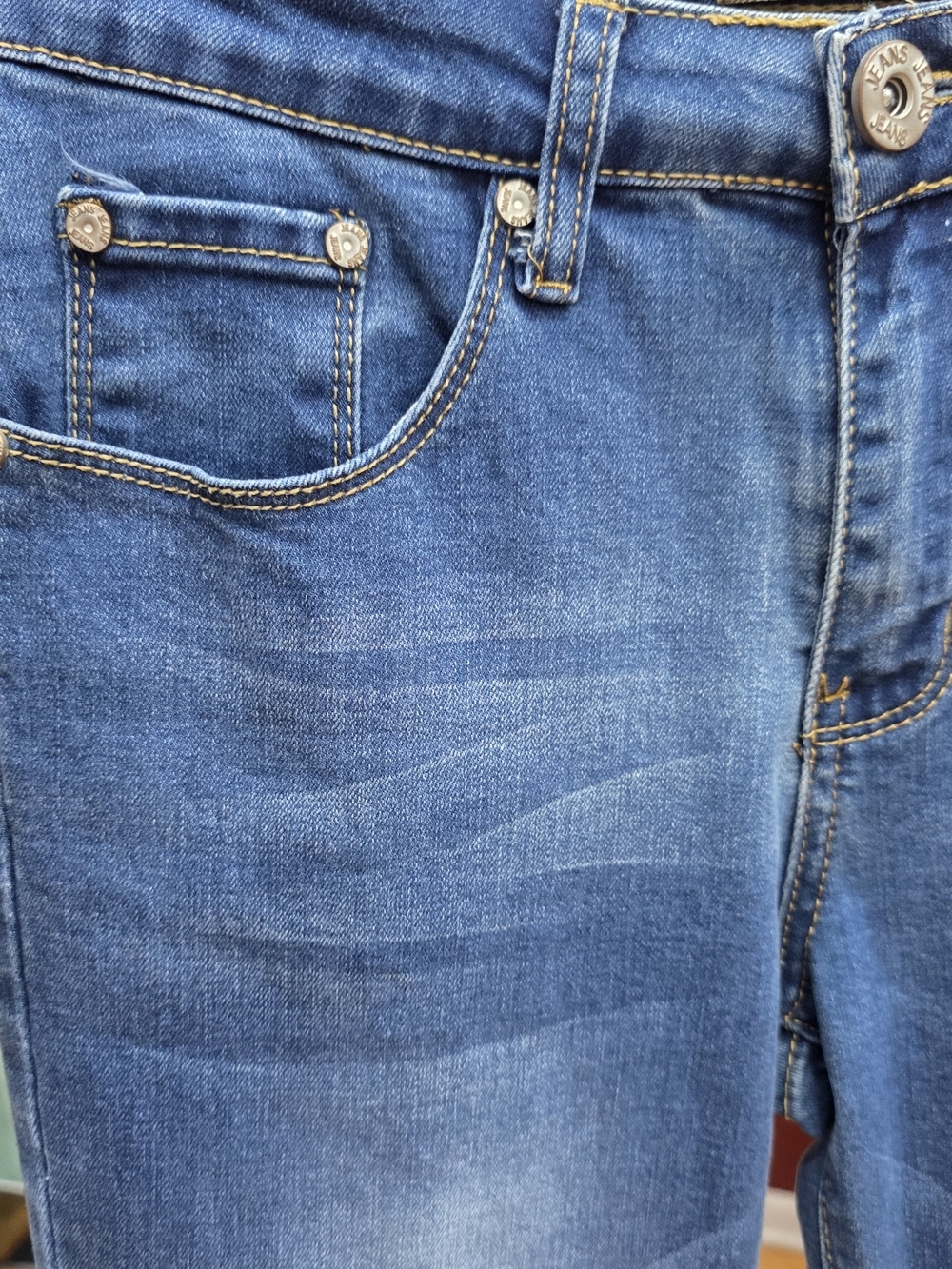 JZ Los Angelos Women's High-Rise Skinny Jeans in Medium Blue Sz 5 - Picture 3 of 8